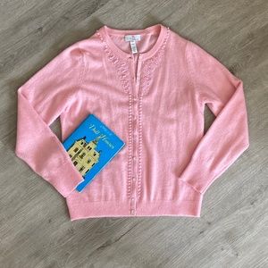Pretty Pink Embellished Cardigan